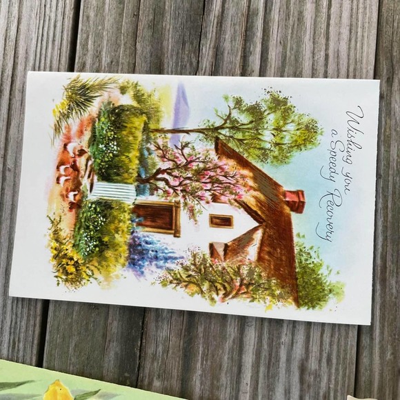 7 Vintage Kitshy Cards New Random Assortment Antique - Picture 6 of 9